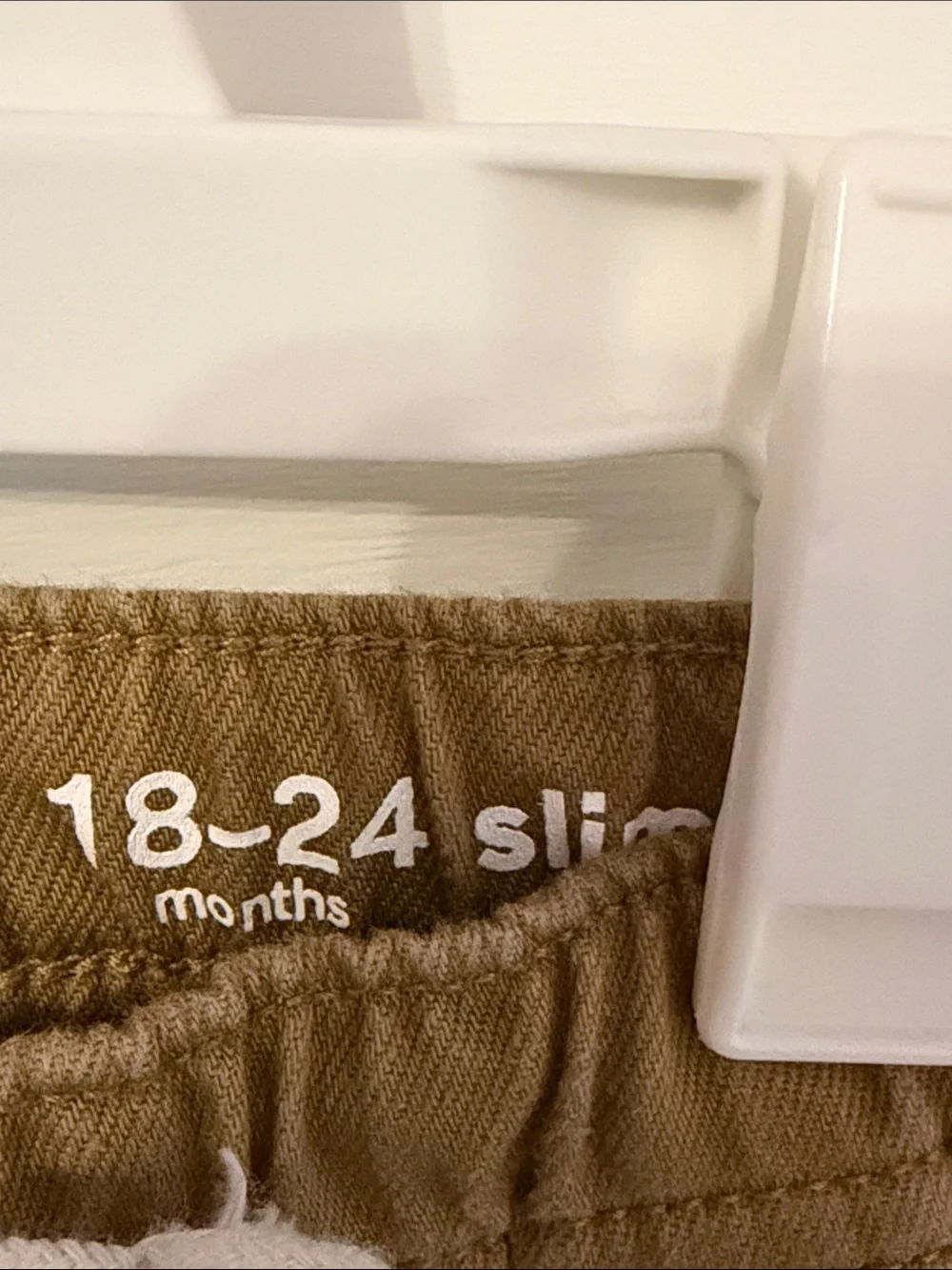 GAP Toddler Drawstring Khaki Waist Pants - fleece lined  C#2